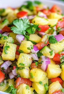Ananas Pico de Gallo für erfrischende Sommerabende