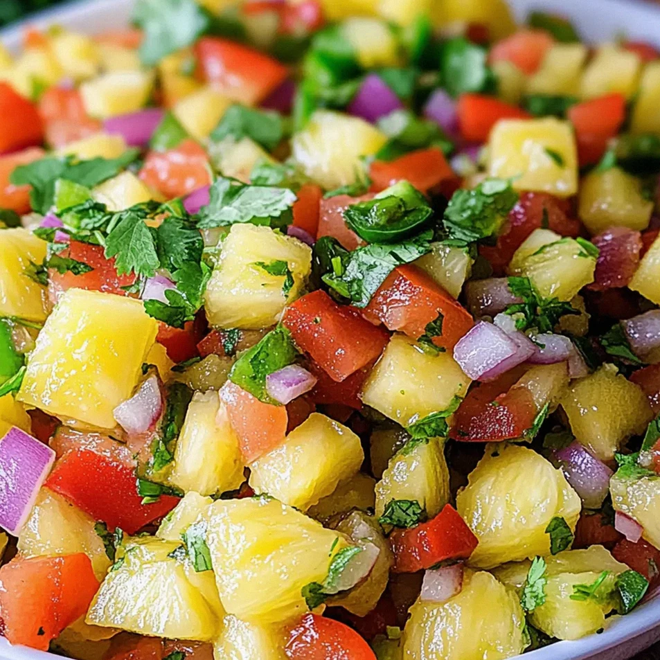 Ananas Pico de Gallo für erfrischende Sommerabende – Schritt 2