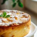 Apfel Birnen Invisible Cake mit Gewürzzucker Topping Rezept