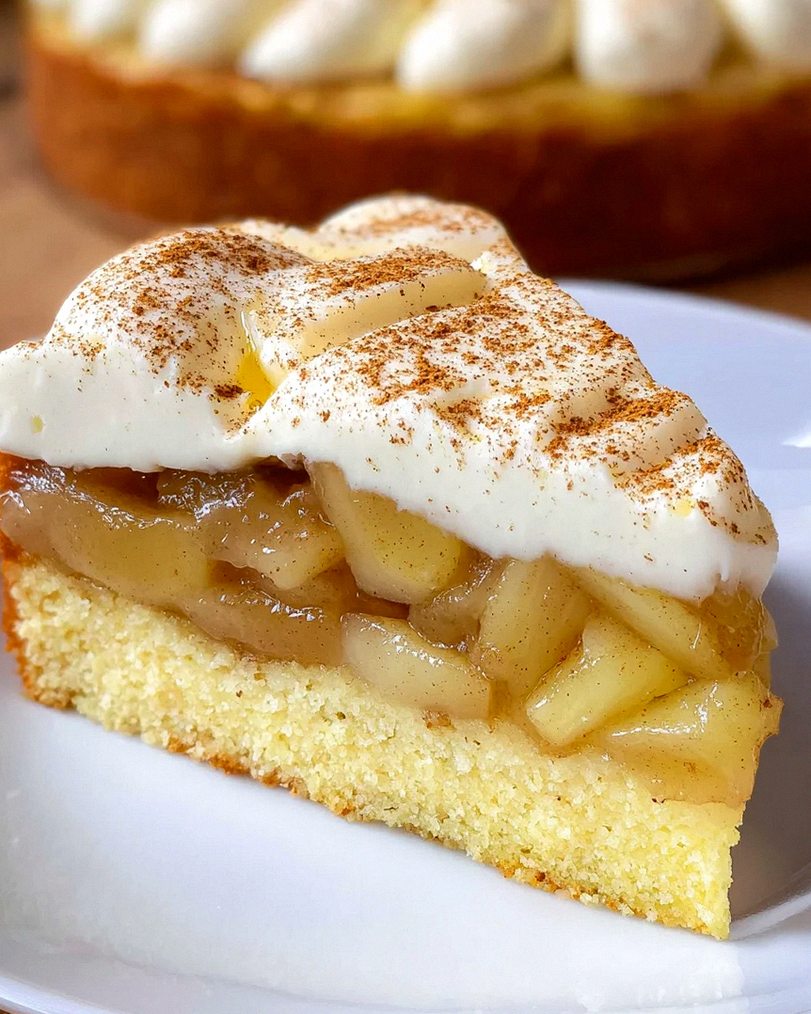 Apfelkuchen mit Schmandcreme