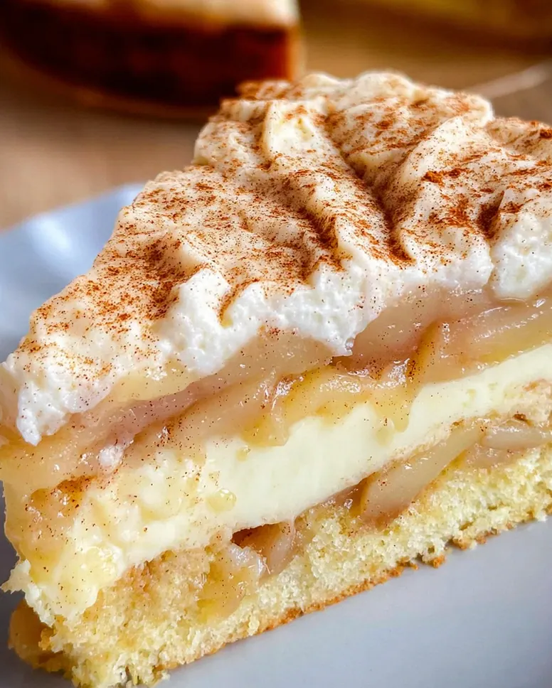 Apfelkuchen mit Schmandcreme – Schritt 2