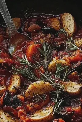 Auberginenpfanne orientalisch Zimt Chili Datteln genießen