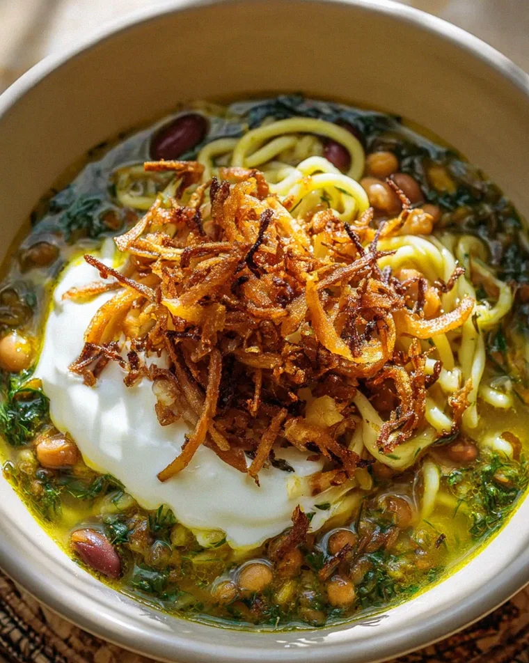 Authentische Persische Nudelsuppe: Herzhaft & Lecker