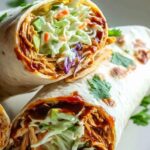 BBQ Hähnchen Coleslaw Wraps – Dein schnelles Lieblingsgericht!