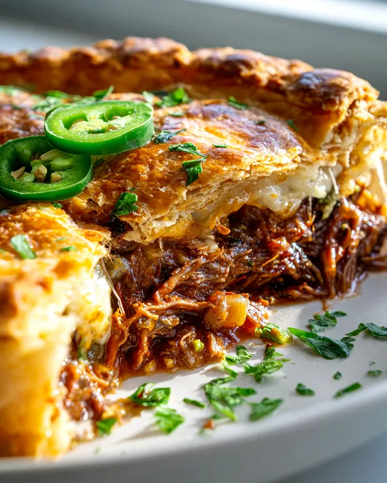 BBQ Pulled Beef Pizza Pot Pie – Der ultimative Genuss! – Schritt 2