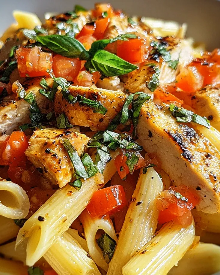 Bruschetta Chicken Pasta – Schritt 2