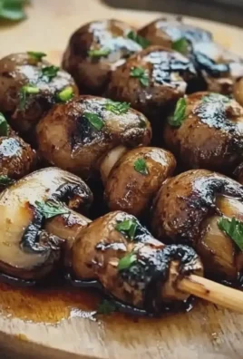 Champignon Spieße gegrillt: Einfaches Rezept für den Grill