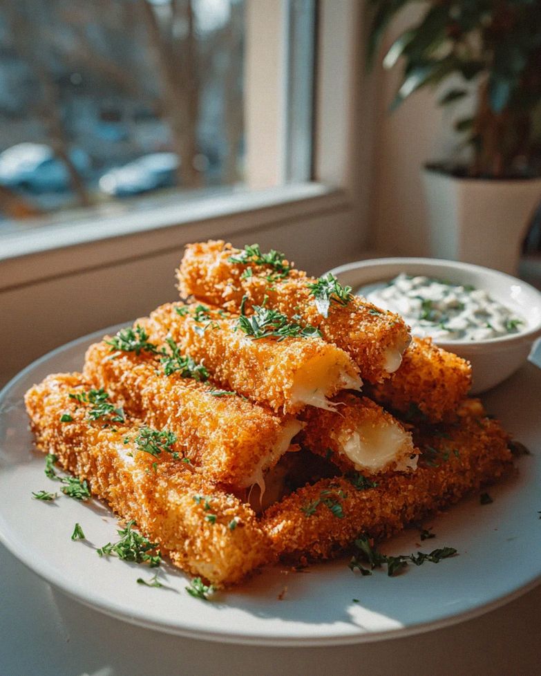 Cheesy Potato Sticks with Creamy Dip – Schritt 2