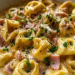 Cremige Tortellini mit Putenschinken-Käse-Soße – Ein Genuss!