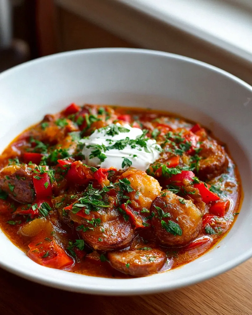 Dein Wurstgulasch Rezept: Einfach, cremig, unwiderstehlich – Schritt 2