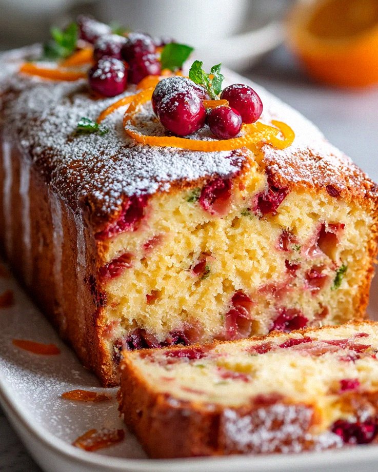 Duftender Orangen Cranberry Fruit Loaf Cake – So gelingt's!