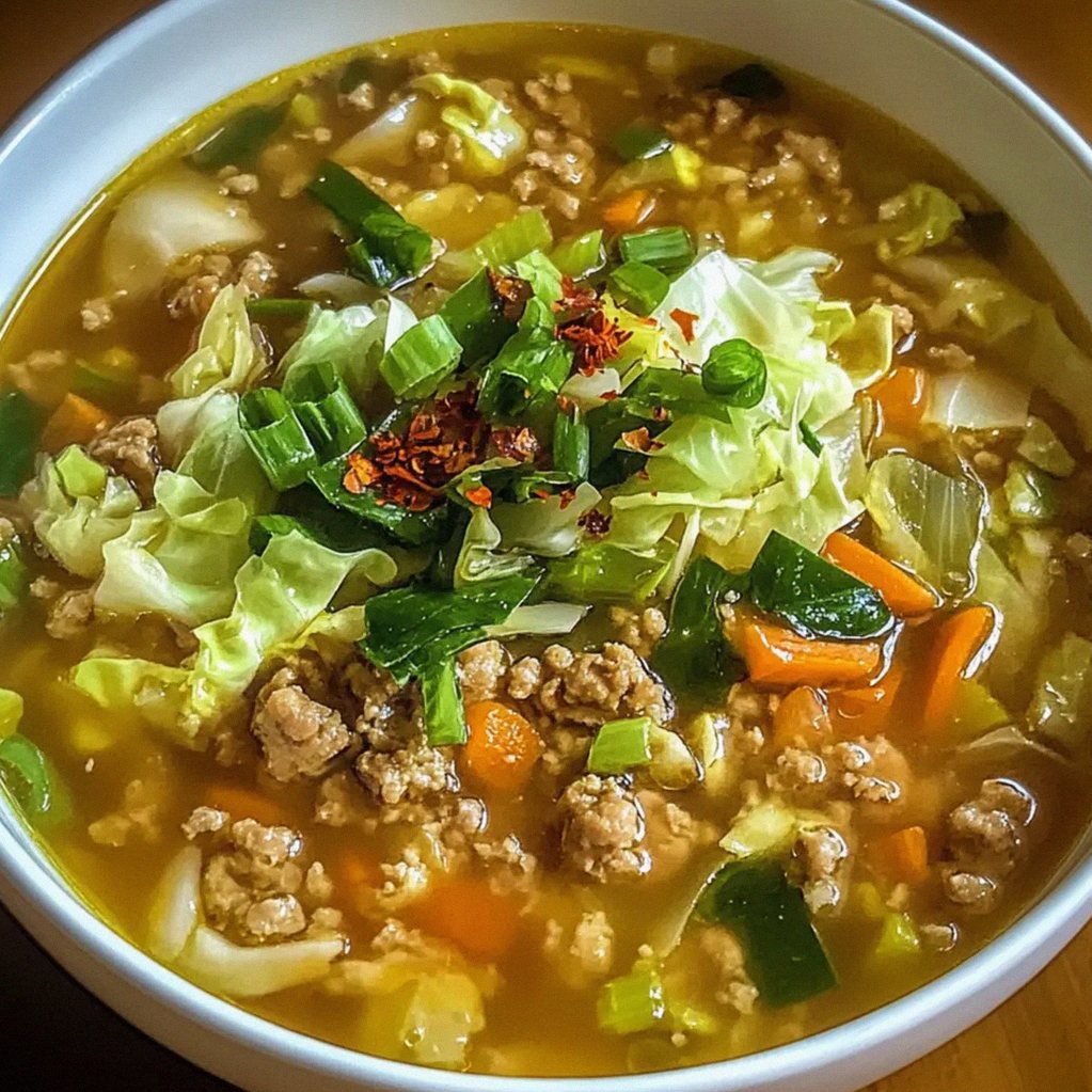 Eierrollen Suppe: Schnelle Low-Carb Genüsse – Schritt 2