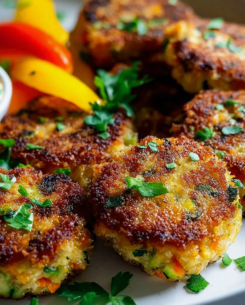 Einfaches Rezept für die besten vegetarischen Gemüsefrikadellen