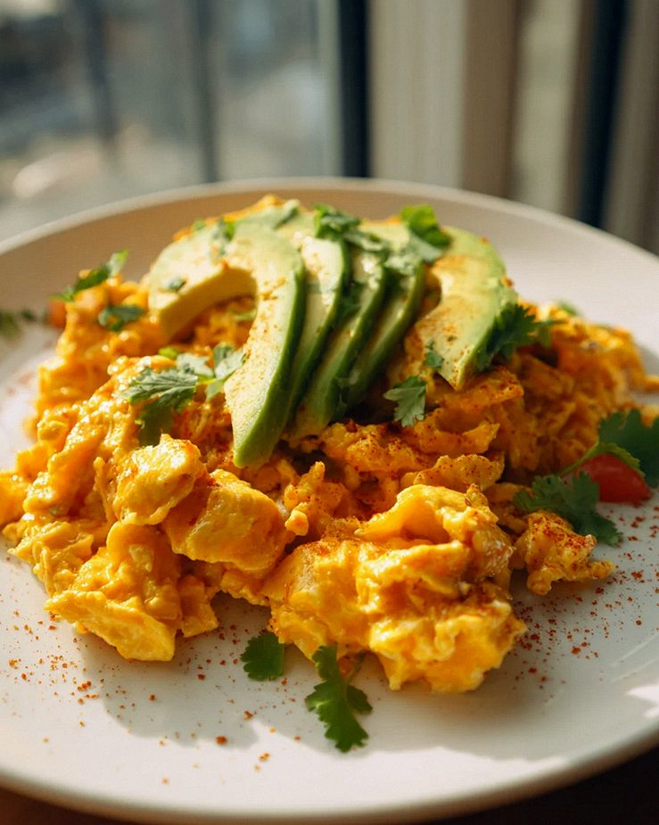 Enchilada Rührei mit Avocado & Koriander: Schnell & Lecker! – Schritt 2