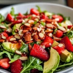Erdbeer Crunch Salat für den perfekten Sommertag