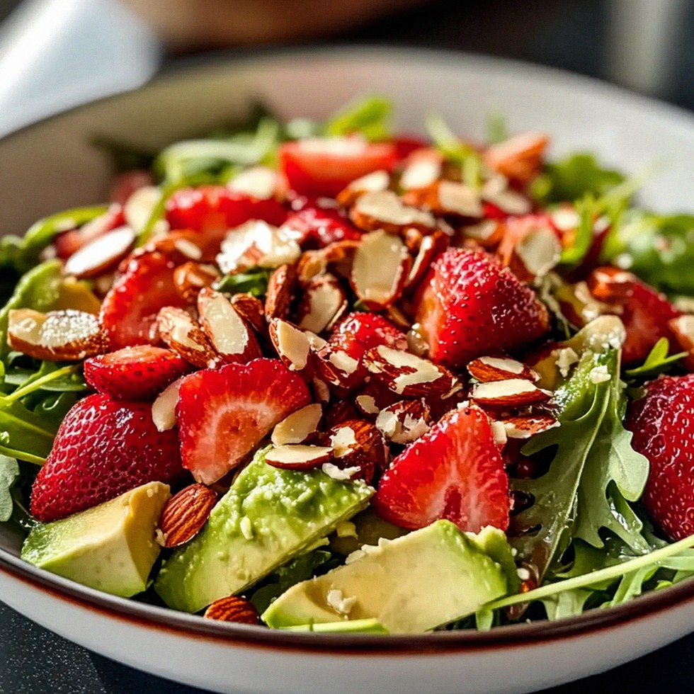 Erdbeer Crunch Salat für den perfekten Sommertag – Schritt 1