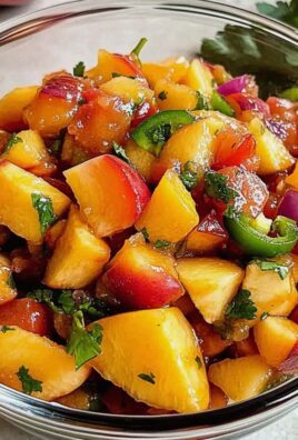 Frische Pfirsichsalsa für den perfekten Sommergenuss