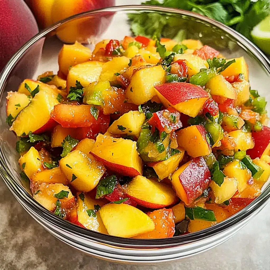 Frische Pfirsichsalsa für den perfekten Sommergenuss – Schritt 2