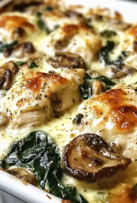 Hähnchen Spinat Pilz Auflauf ganz einfach genießen