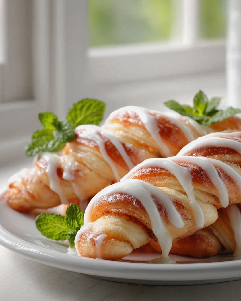 Käse-Zimt-Drehriegel mit Frischkäse-Glasur Rezept – Schritt 2