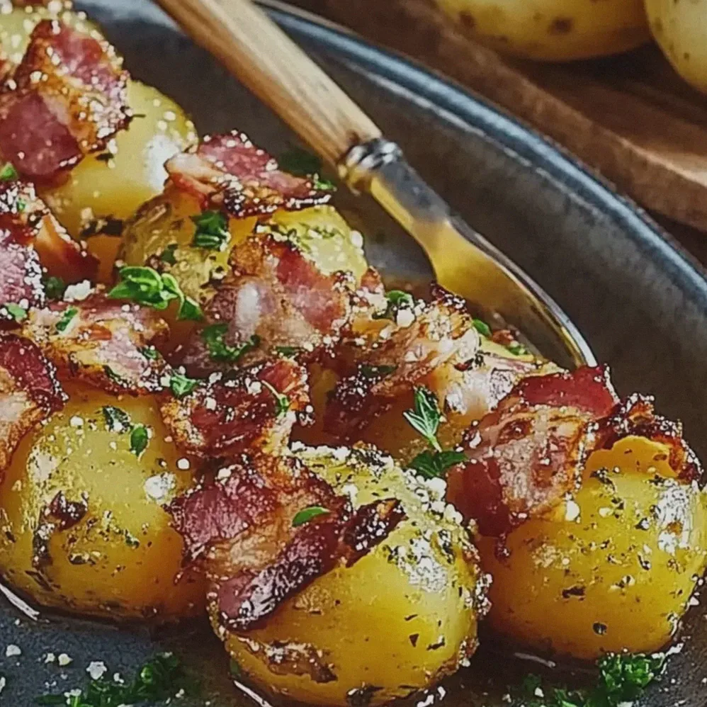 Kartoffel Putenspeck Spieße für den Grillabend – Schritt 2