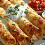 Leckere Baked Cream Cheese Chicken Taquitos für jeden Anlass