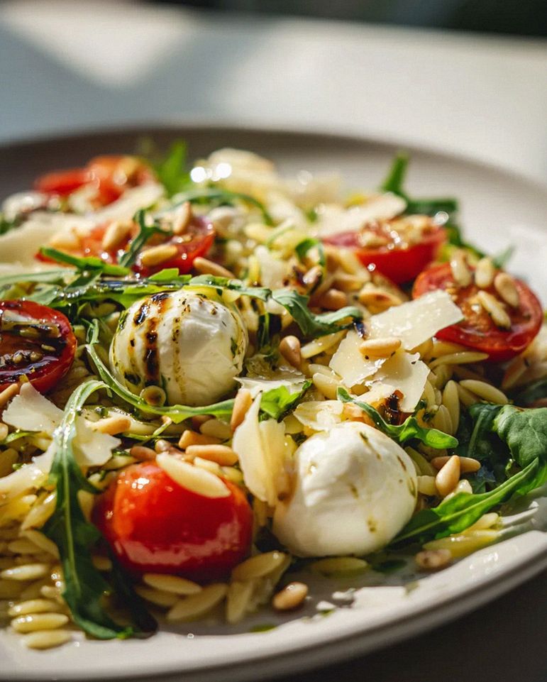 Leichter Orzo Salat Rezept: Perfekt für Sommer & BBQ!