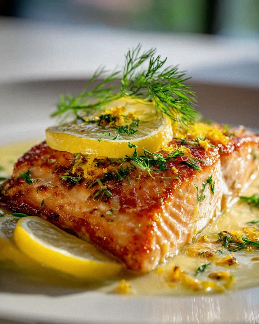 Lemon Butter Salmon: Zarter Lachs mit Dill & Zitrone Genuss – Schritt 2
