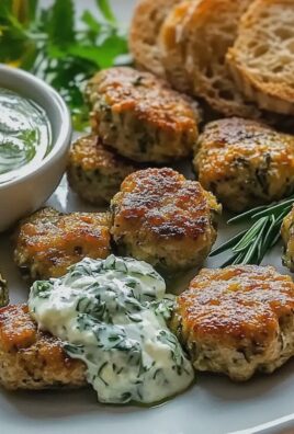 Linsenfrikadellen mit Tzatziki