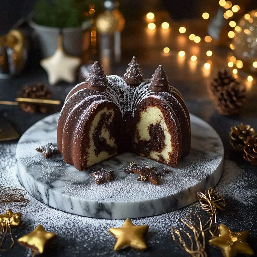 Marmor-Lebkuchen-Gugelhupf Einfach und Lecker