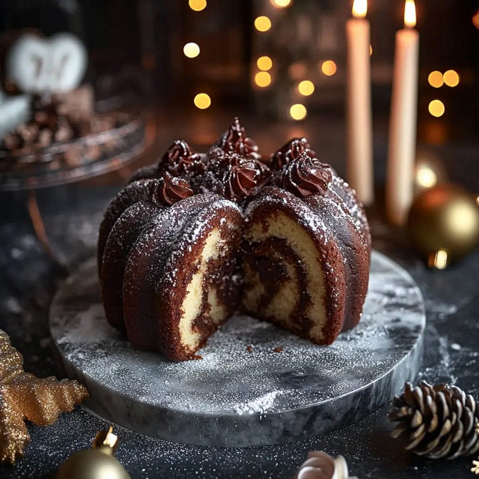 Marmor-Lebkuchen-Gugelhupf Einfach und Lecker – Schritt 1