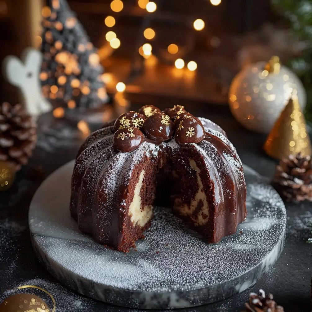Marmor-Lebkuchen-Gugelhupf Einfach und Lecker – Schritt 2