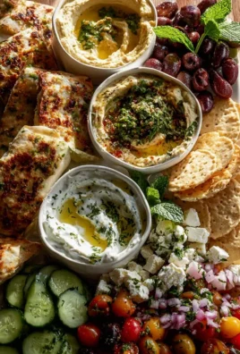 Mediterraner Brunch: Köstliche Boards, Dips & Fladenbrote