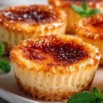 Mini Crème Brûlée Käsekuchen: Knusprig & Cremig Genießen