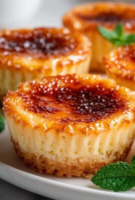 Mini Crème Brûlée Käsekuchen: Knusprig & Cremig Genießen
