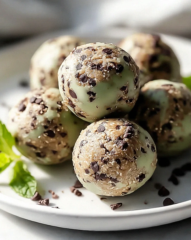 Mint Chocolate Chip Protein Balls: A Healthy Snack for Fitness Fans!