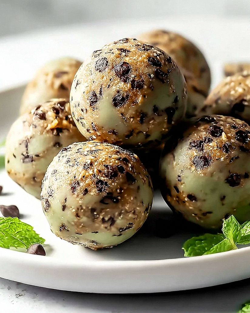 Mint Chocolate Chip Protein Balls: A Healthy Snack for Fitness Fans! – Schritt 2