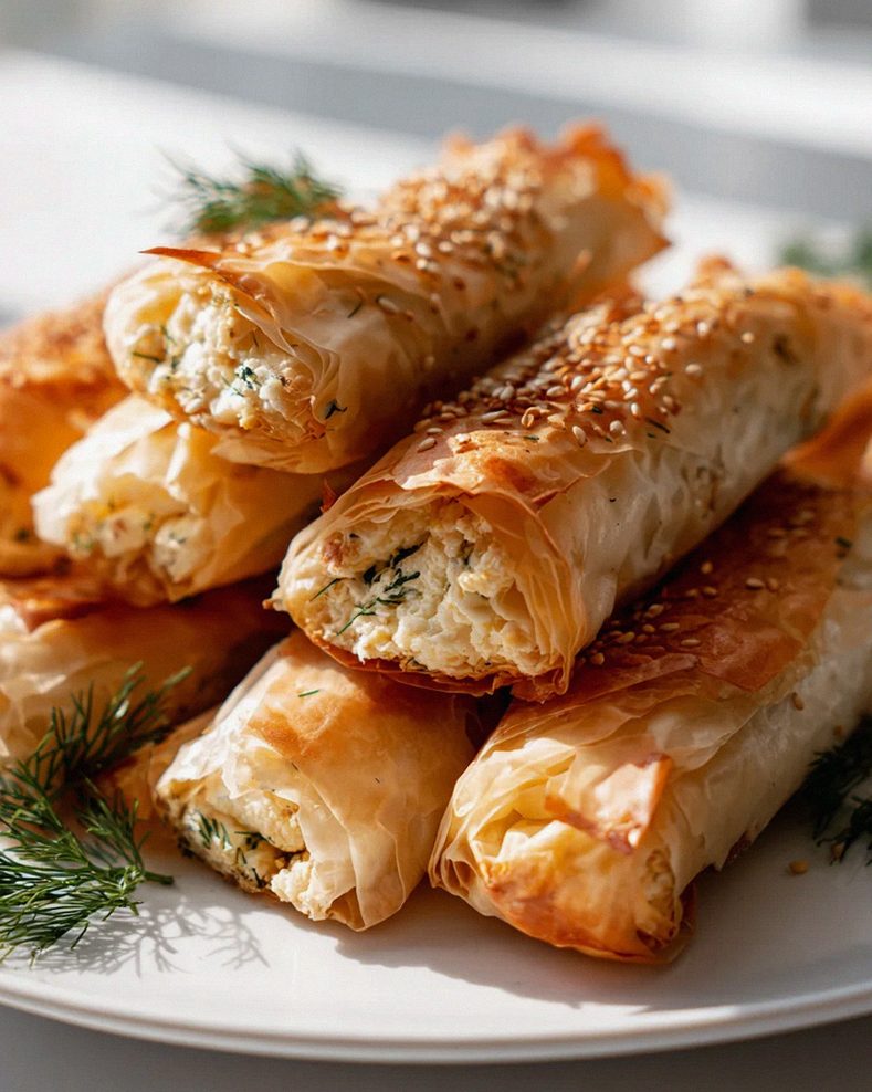 Ofen Feta Röllchen: Einfach, cremig & unwiderstehlich!