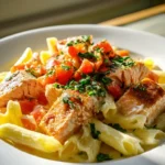 Ofen Lachs Pasta mit Tomaten: Dein schnelles Lieblingsgericht!