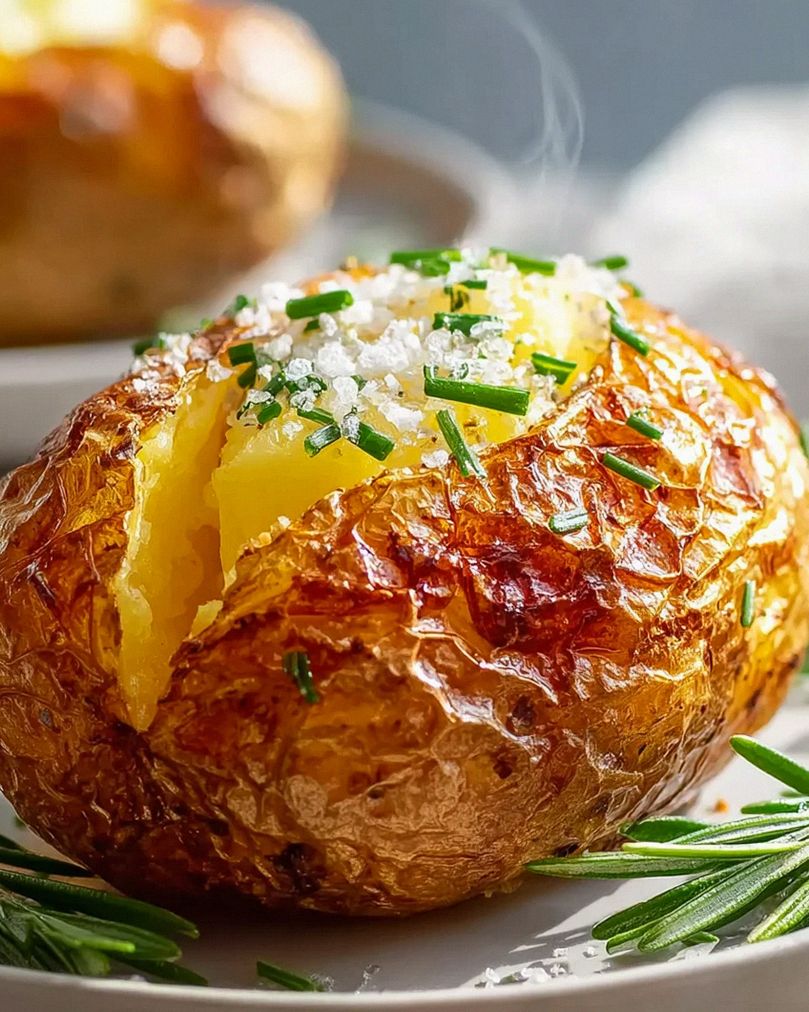 Ofenkartoffel Heissluftfritteuse: Schnell, einfach & knusprig! – Schritt 2