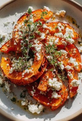 Ofenkürbis mit Feta & Kräutern: Schnell & Aromatisch genießen