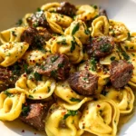 One Pan Steak Bite Tortellini: Schnelles, Leckeres Abendessen!