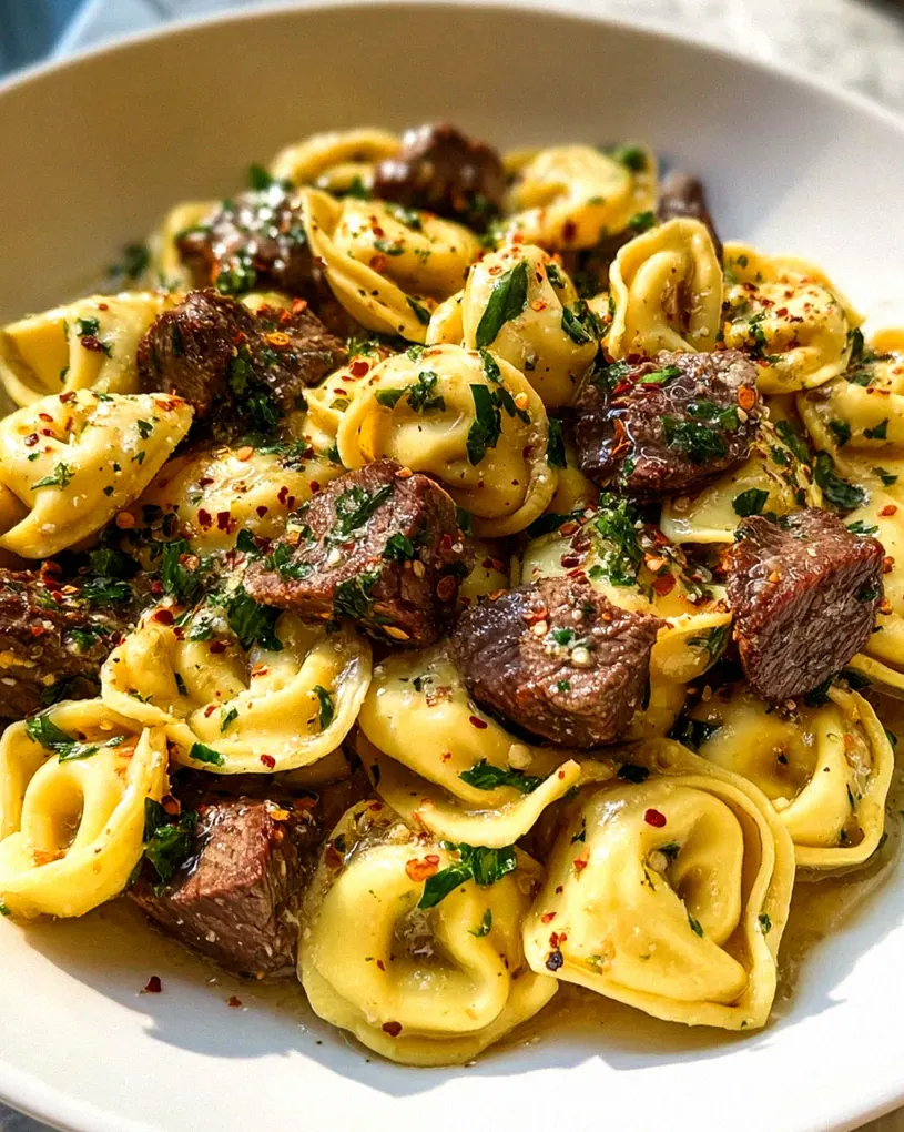 One Pan Steak Bite Tortellini: Schnelles, Leckeres Abendessen!