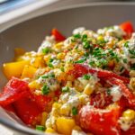 Paprika Mais Salat Rezept: Mit Feta & Cremigem Joghurt Dressing