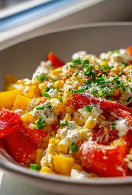 Paprika Mais Salat Rezept: Mit Feta & Cremigem Joghurt Dressing