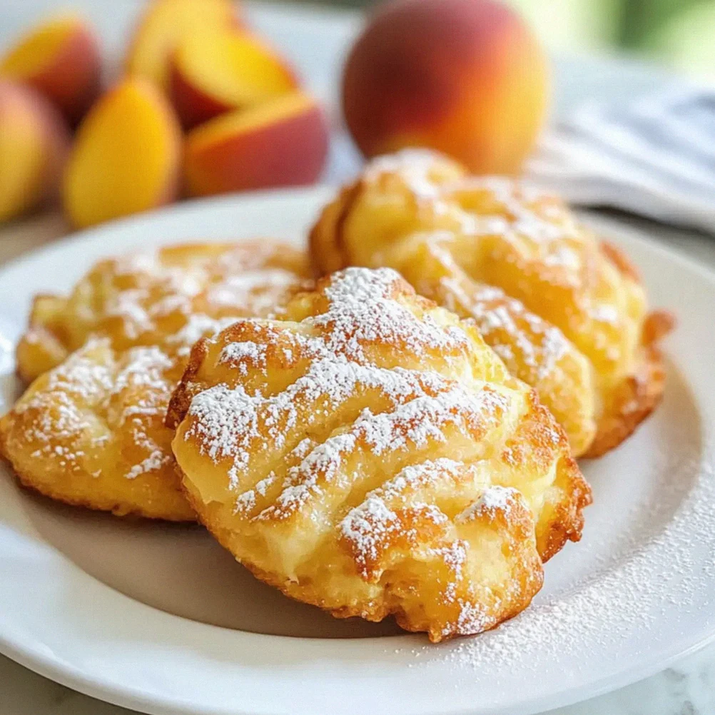 Pfirsichkrapfen – Süße Versuchung aus frischen Früchten