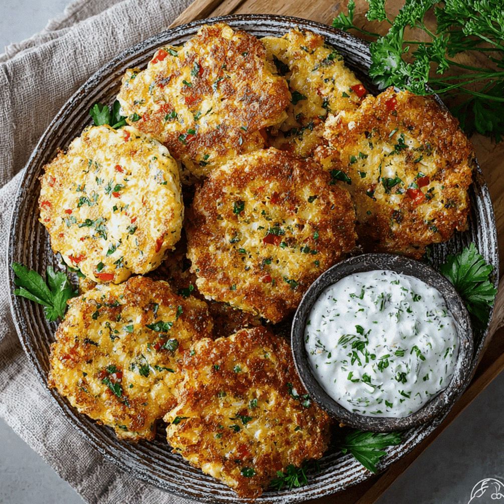 Proteinreiche Hüttenkäsetaler