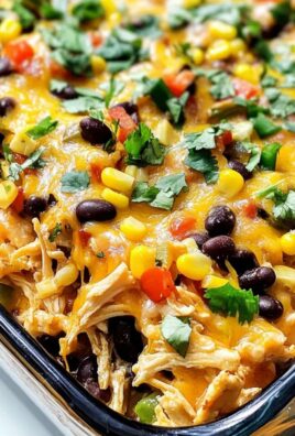 Saftiger Hähnchen Burrito Auflauf für jeden Anlass