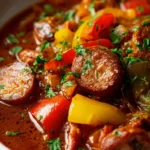 Scharfer Wurstgulasch: Rinderwurst, Chili & Paprika-Kick!