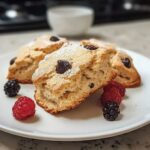 Schnelle Mandelmehl Scones für jeden Tag